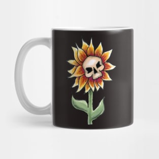 Skull Flower Mug